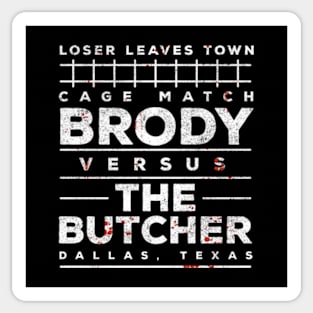 Brody vs Butcher Sticker